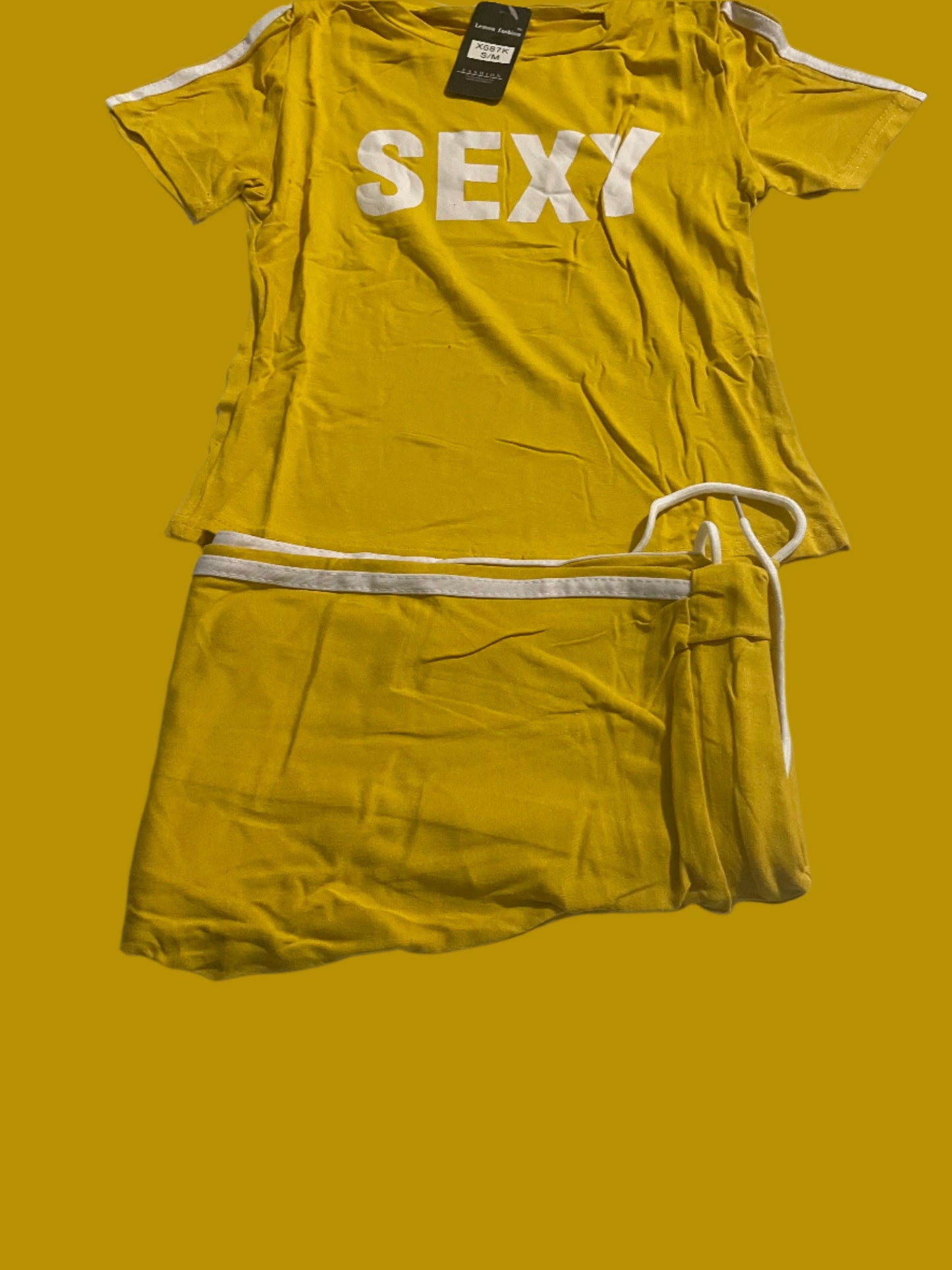 Tall Contrast Tape Drawstring Waist Gray Sweatpants Sexy