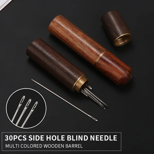 1/25/30Pcs Side Hole Blind Sewing Needles Stainless Steel Elderly