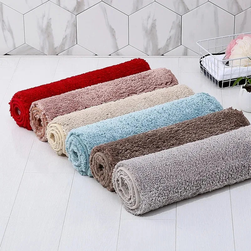 Soft Comfortable Thick Plush Floor Mat,Bathroom Floor Rug,Bedroom